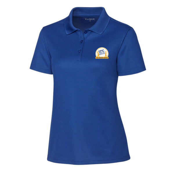 Epic Day of Service Ladies Embroidered Short Sleeve Polo