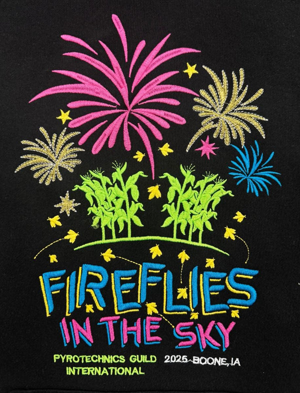 PGI FIREFLIES IN THE SKY - EMBROIDERED CREWNECK SWEATSHIRT